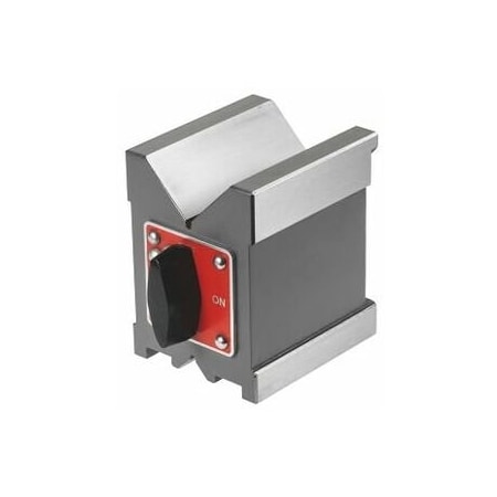 Holex Single Magnetic V-Block, LengthxWidth: 80X70mm 447135 80X70